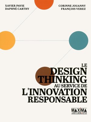 cover image of Le design thinking au service de l'innovation responsable